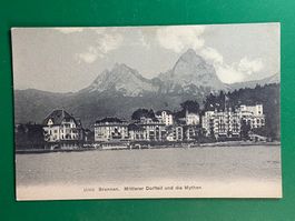 Brunnen, Mittlerer Dorfteil und die Mythen