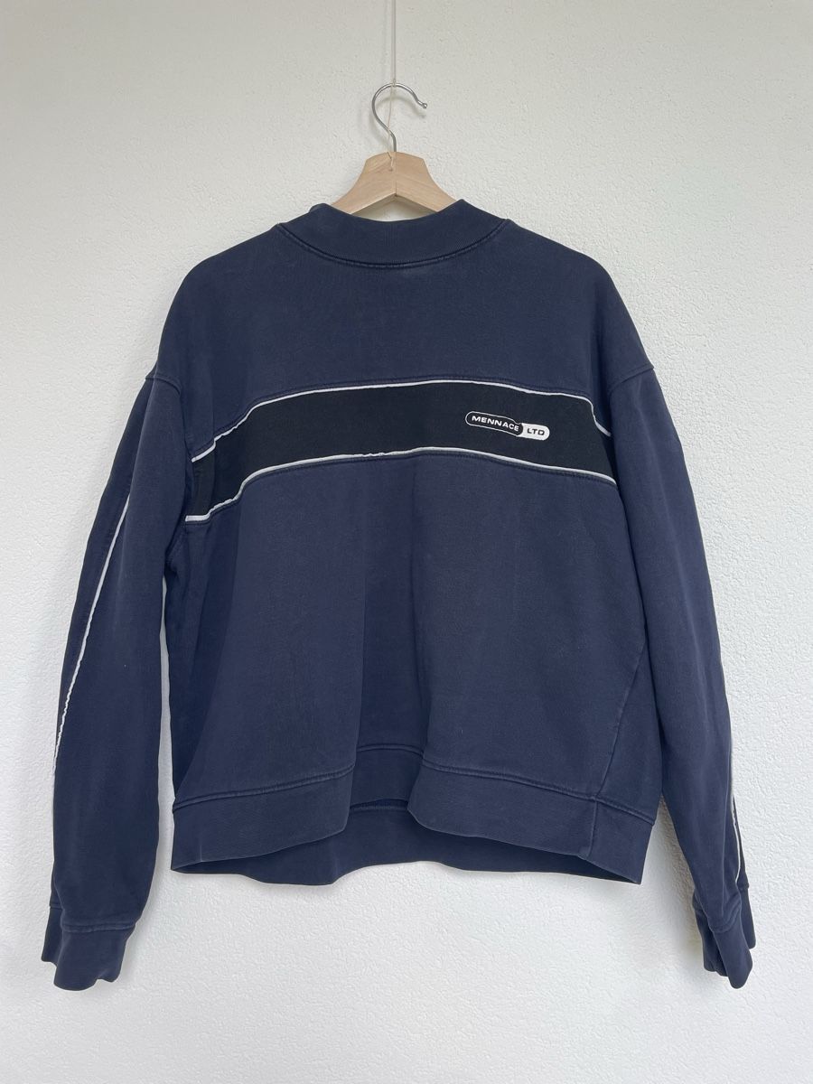 Pullover & Sweatshirts: Pullover Mennace LTD Dunkelblau Grösse M guter Zustand – Gebraucht aus Pignia von lot_2bw2