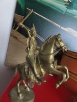 Reiter 🤩+ Pferd Messing Figur