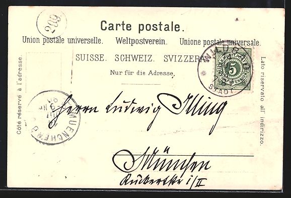 Cartoline postali: Litho Bern, Kaserne, Soldaten in Uniform – Usato da Berlin venduto da bartko-reher 1