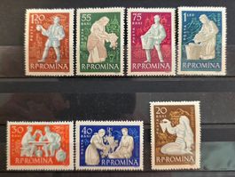 Rumänien 1960 Weinbau Weinregionen komplett MNH (7 Stk.)