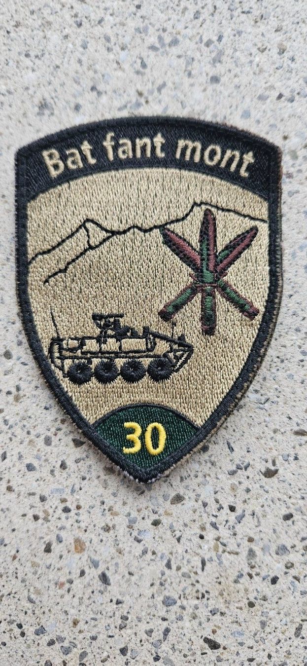 Schweizer Armee Placchette & Badge: *** Badge Infanterie mit klett *** – Nuovo e nell'imballaggio originale da Riedholz venduto da fr_sIruP