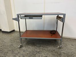 Labor- Werkstatt-Wagen Metall Holz mit Schublade und Rollen