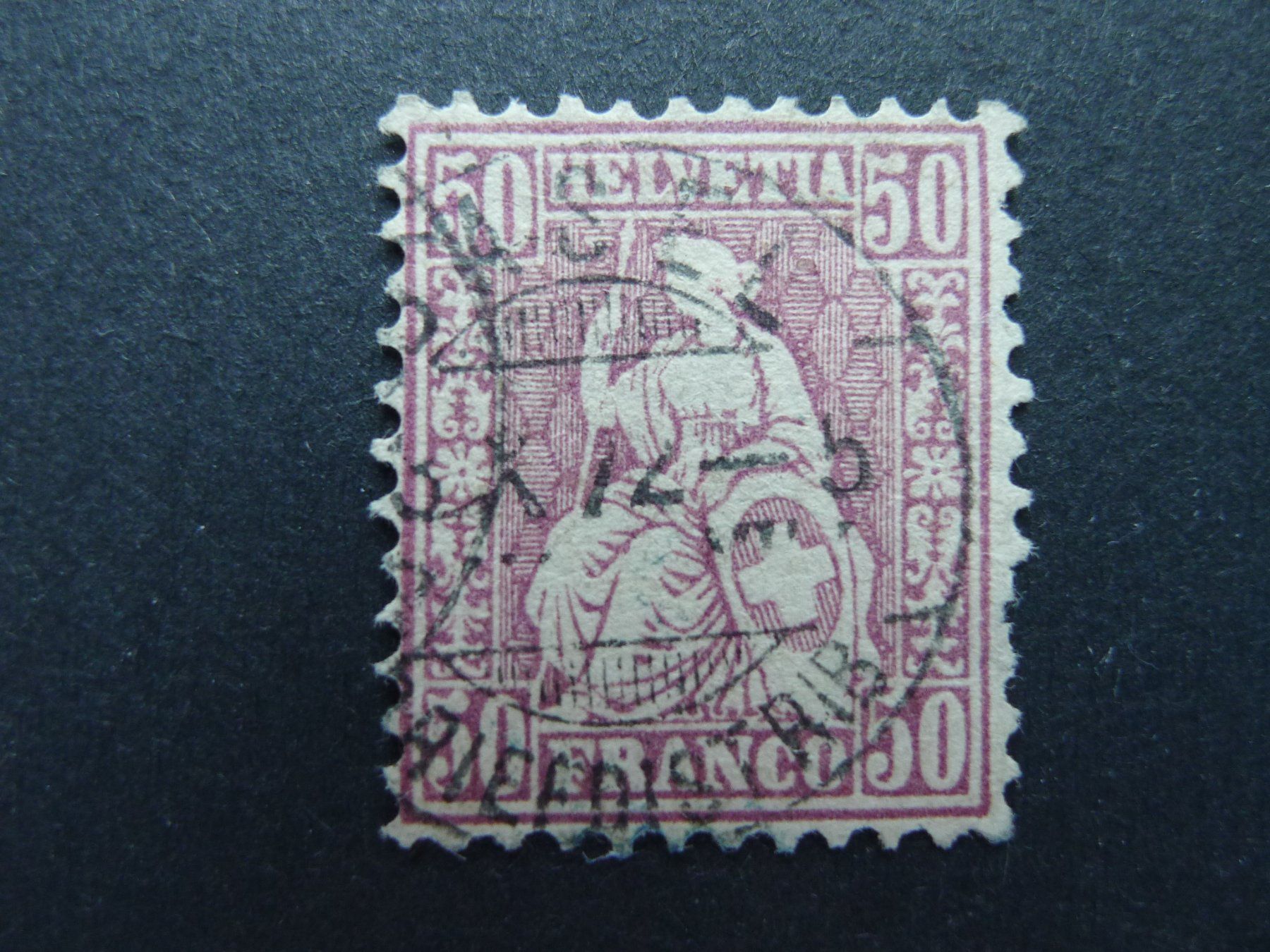 Tutti i francobolli: 1867 Nr. 43 mit Vollstempel BASEL – Usato da Dagmersellen venduto da wyss1982