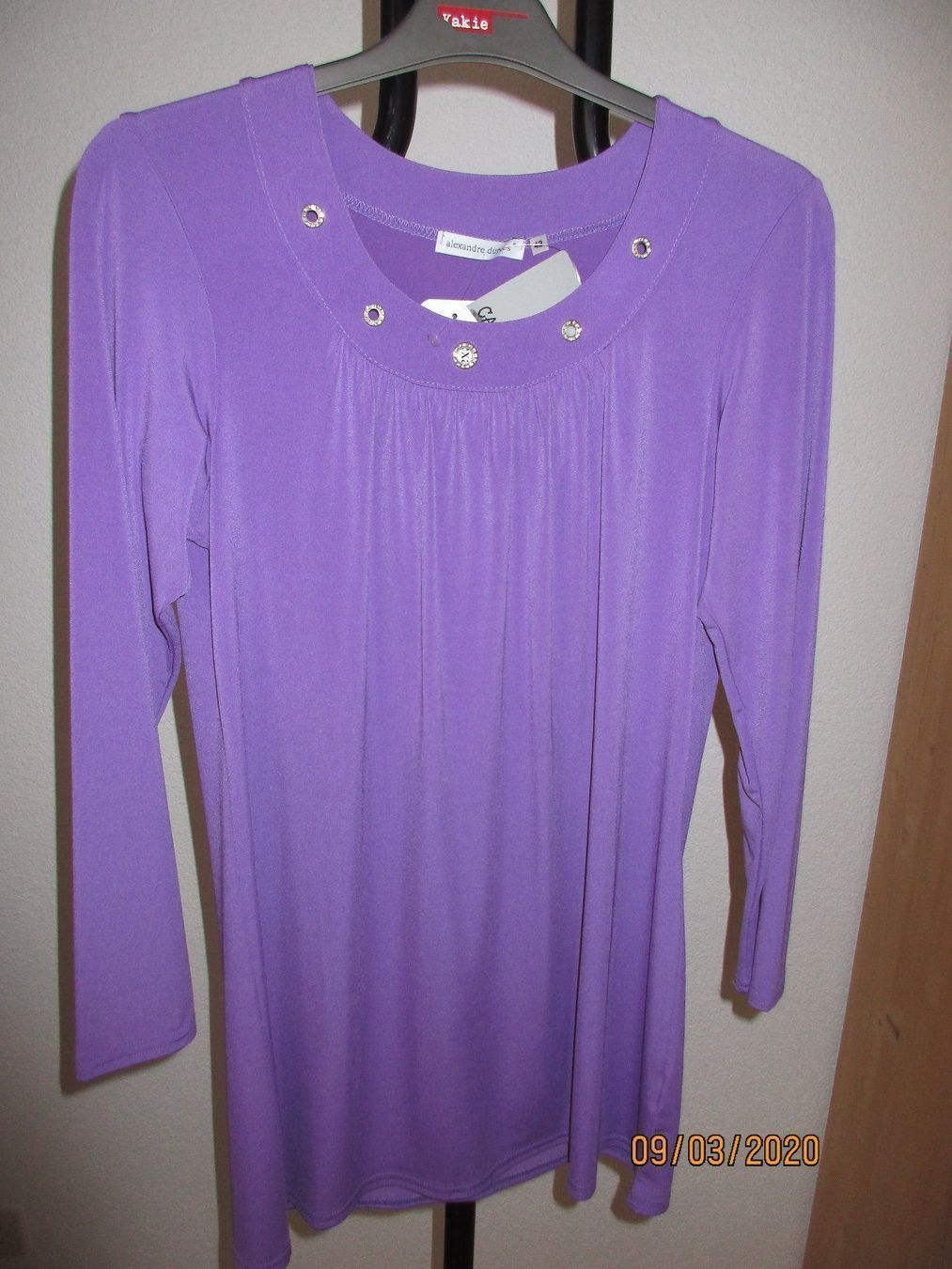 T-shirt: Shirt langarm ein Traum 42 lila – Nuovo (secondo la descrizione) da Ottenbach venduto da Claurin