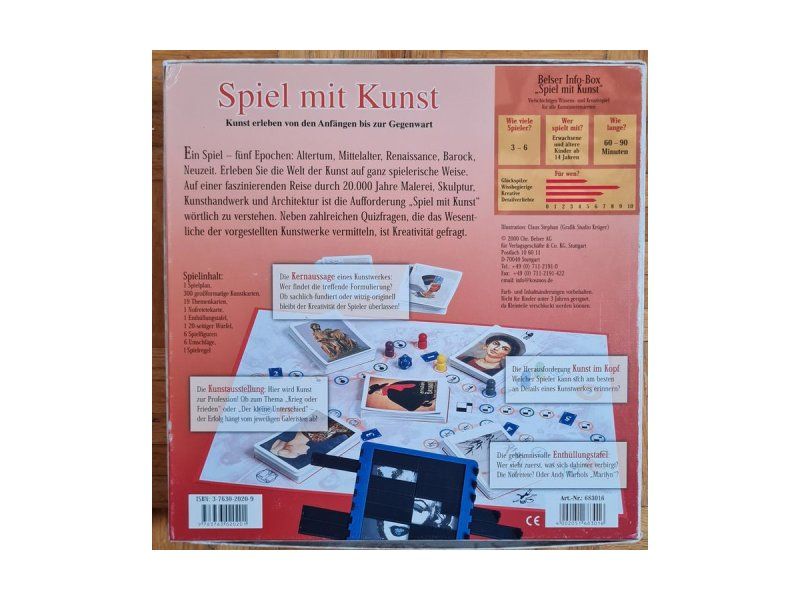 Giochi: Brettspiel "Spiel mit Kunst" – Usato da Zürich venduto da Desmond01 1