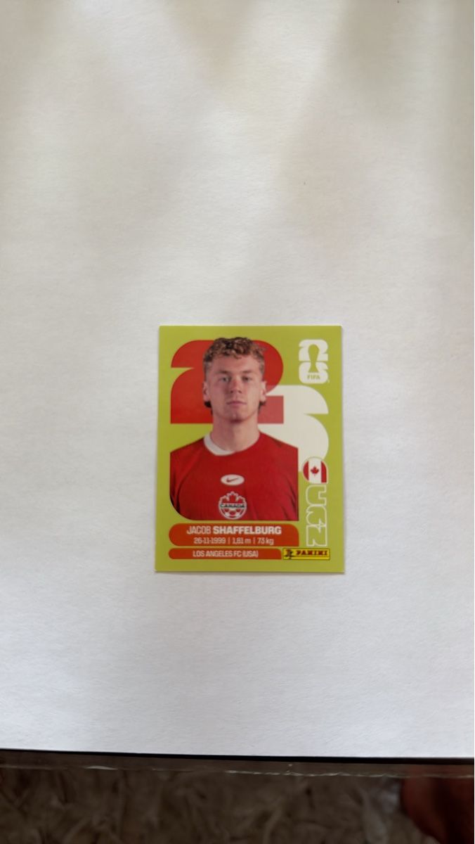 Panini Carte collezionabili: Panini Sticker Jacob Shaffelburg CAN 14 – Nuovo (secondo la descrizione) da Zürich venduto da Maeckes