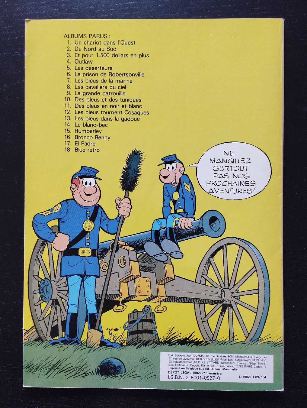 BD: les tuniques bleues - le david – D'occasion à Gontenschwil par sylv1ain 1