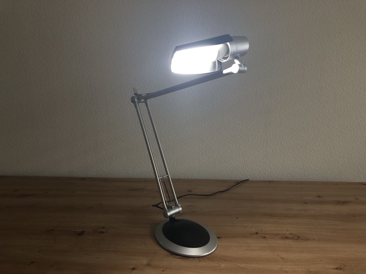 Lampes: Massive verstellbare Schreibtischlampe – D'occasion à Zürich par fontana