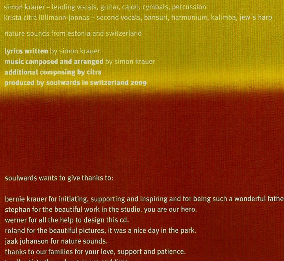 CD: Soulwards ANOTHER STATEMIND Citra Krista Lüllmann Joonas CD – Usato da Kandergrund venduto da Sososo 3