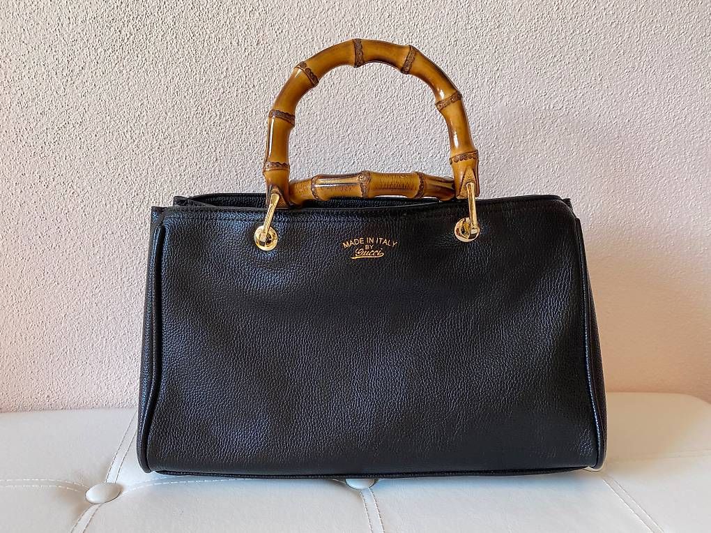 Sacs femmes: Gucci Bamboo shopper nera – D'occasion à Comano par lucrezianess