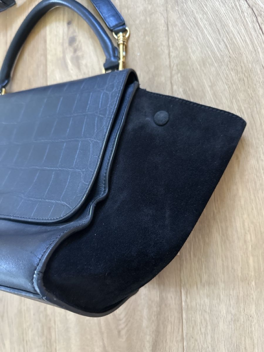 Celine Taschen für Damen: Sac à main Céline Trapèze cuir daim noir  – Gebraucht aus Commugny von rus_my8v 5
