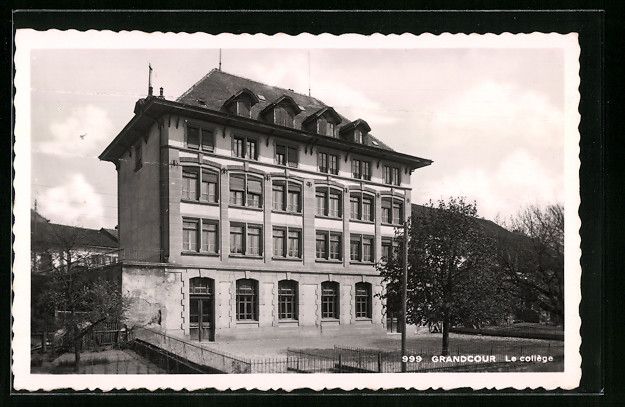 Ansichtskarten: AK Grandcour, Le collège – Gebraucht aus Berlin von bartko-reher