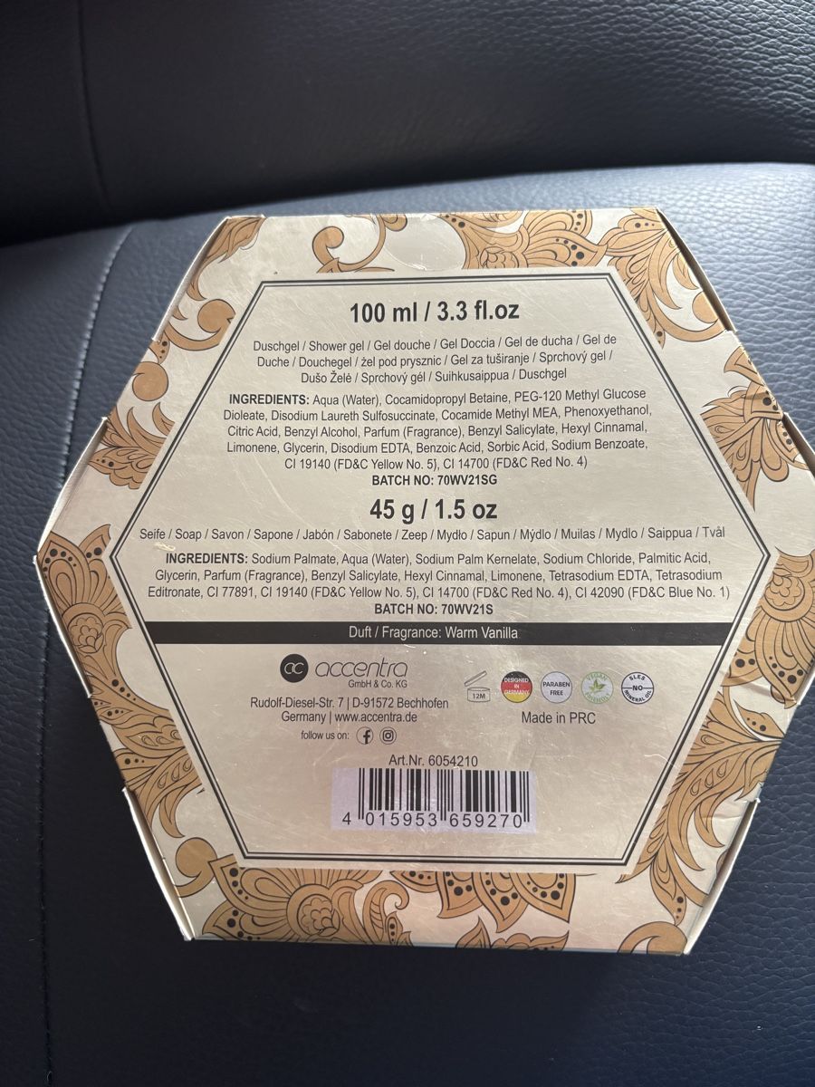 Doccia: Coffret neuf gel douche et savon . – Nuovo e nell'imballaggio originale da Dombresson venduto da feline_ne 1