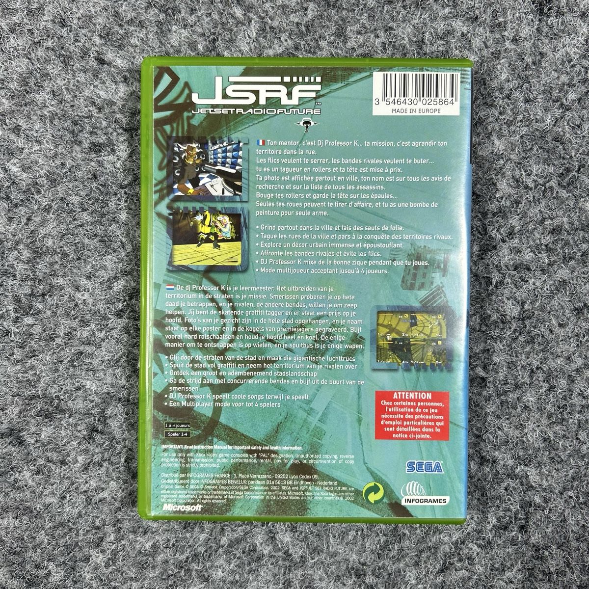 Giochi:  Xbox Jet Set Radio Future  – Nuovo (secondo la descrizione) da La Sagne NE venduto da Matlasape 2