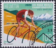 2020, Nr.1786 (UCI) mit Ersttags-Eck-Stempel.