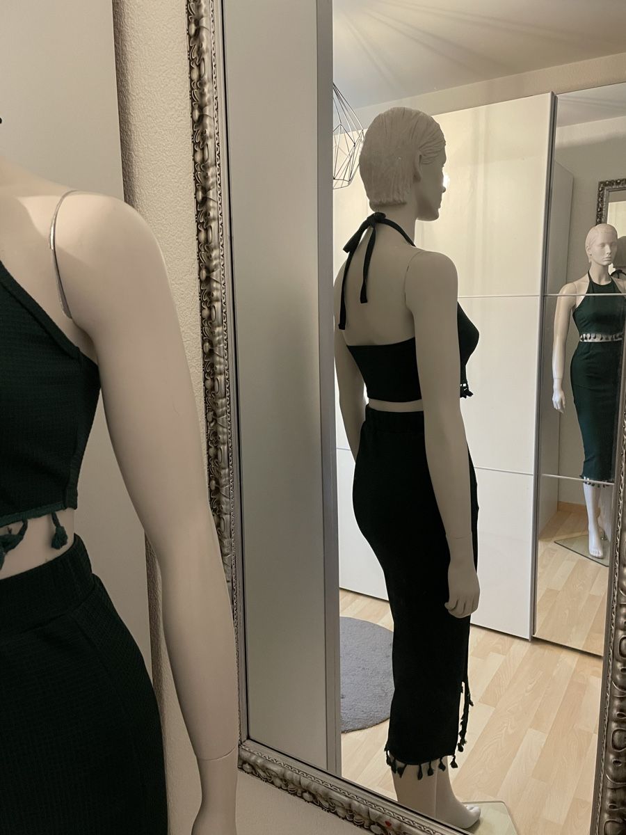 Lotti di vestiti: **Stylisches Zweiteiler-Set mit Fransen, Gr. S** – Nuovo (secondo la descrizione) da Langendorf venduto da PetLuna 4