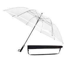 Sternenfunke XXXL Regenschirm Transparent 150cm NEU Hochzeit