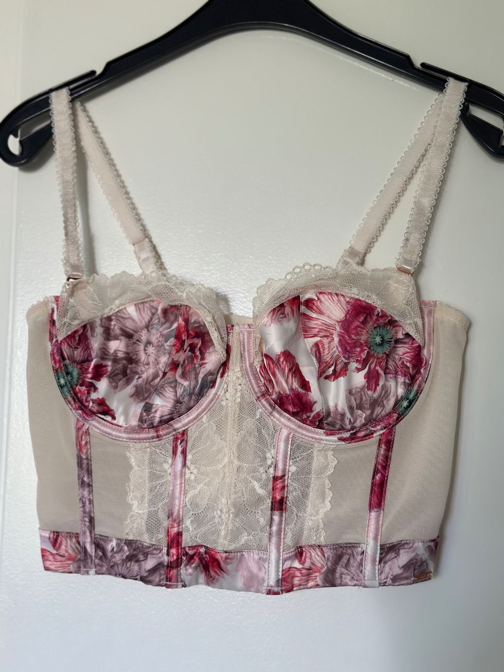Sonstige Unterwäsche: Korsett BH pink weiss mit Rüsschen – Neu (gemäss Beschreibung) aus Zürich von ong8