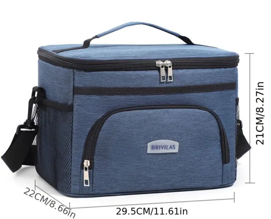 VENO Lot de 2 Sac Isotherme Pliable Isolation Réutilisable, Epicerie