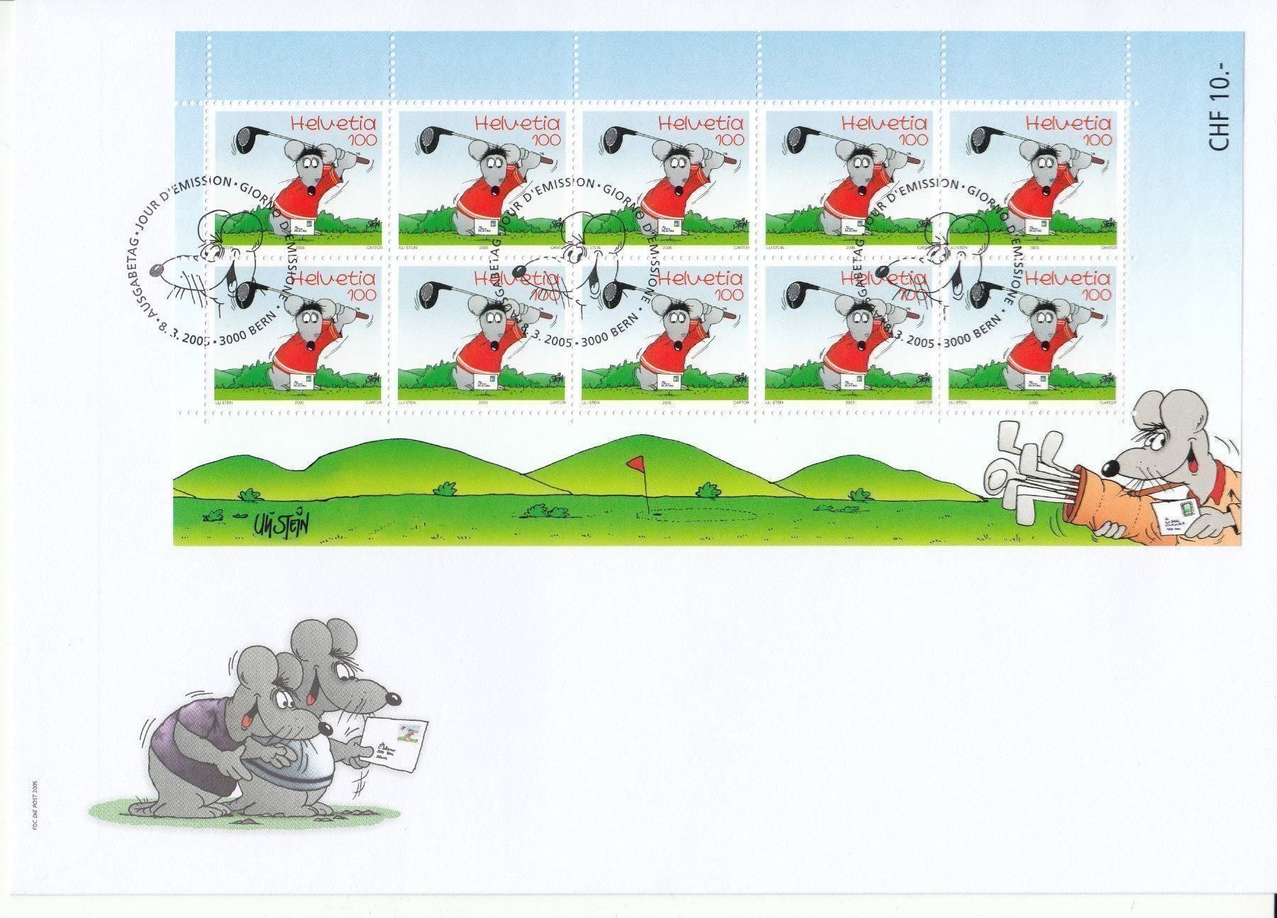 Tutti i francobolli: SBK 1158-1159 KB FDC mit ET, Kat. 85.- – Usato da Bürglen TG venduto da StampGraf 1