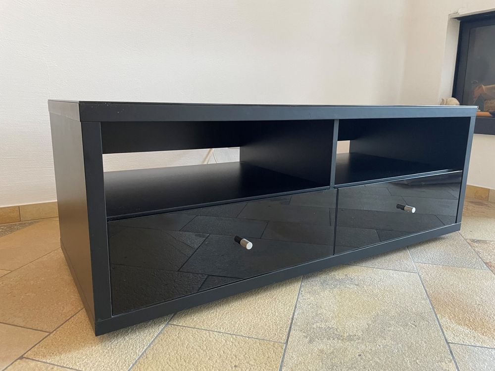 TV-Möbel Fernsehmöbel Lowboard schwarz just-racks | Kaufen auf Ricardo