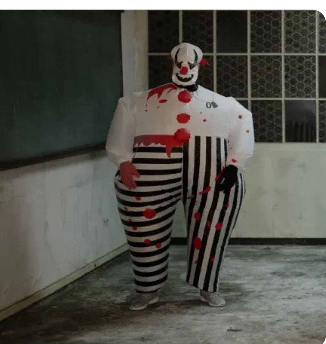 Kostüme: Aufblasbares Kostüm Horror-Clown – Neu (gemäss Beschreibung) aus Necker von liq24 5