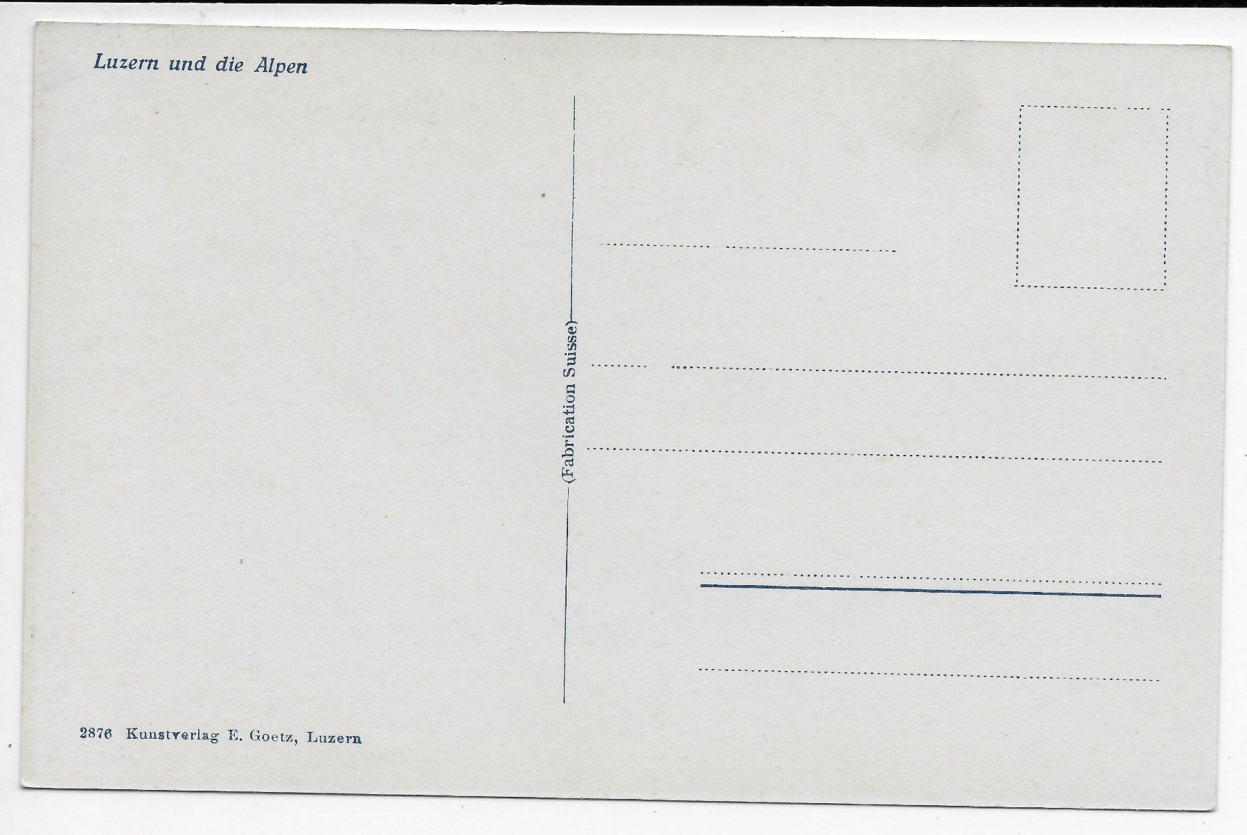Cartoline postali: Luzern und die Alpen – Usato da Hefenhofen venduto da Richsalz 1