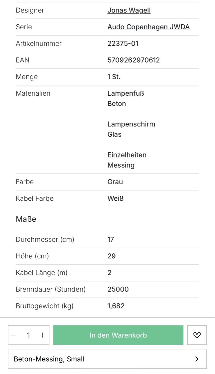 Audo Lampade: Audo Copenhagen Tischlampe – Usato da Binningen venduto da pinturicchio_zh 1