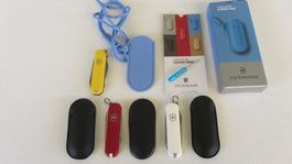 Victorinox Taschenmesser Set mit 3 Messern und Etuis neu