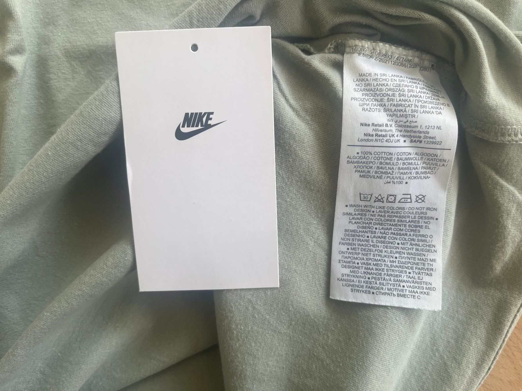 Nike T-shirt: Nike Herren T-Shirt, jade, Gr. M – Usato da Zürich venduto da fbsm 2