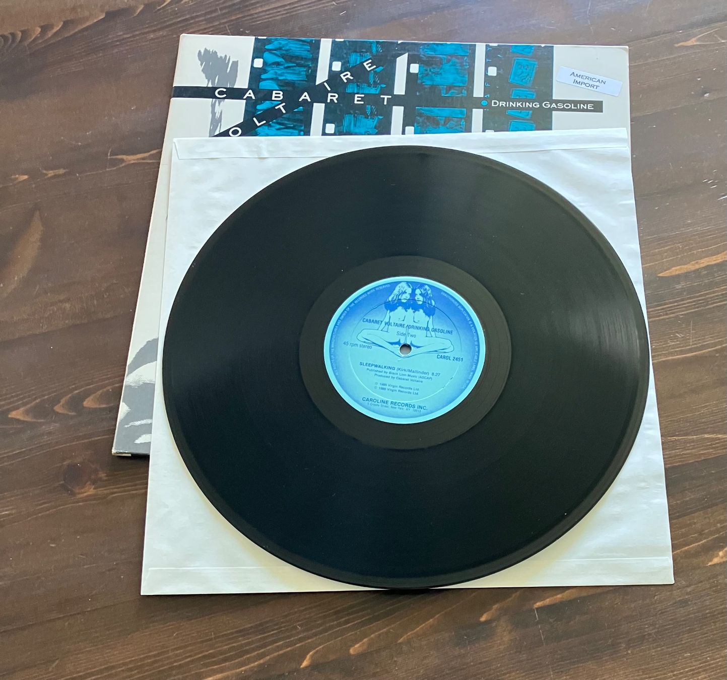 Dischi in vinile: CABARET VOLTAIRE - DRINKING GASOLINE – Usato da steffisburg venduto da Dstauffer 3