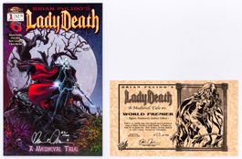 CHAOS! - LADY DEATH - A MEDIAVEL TALE, WORLD PREMIER SIG 1-4