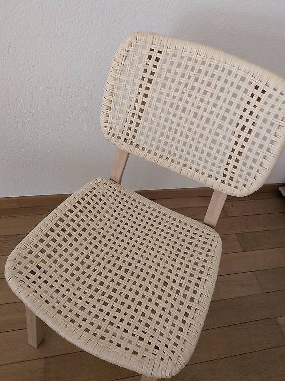 Ikea Sedie: Ikea Stuhl Holz Papier beige – Usato da Bern venduto da samtgrau 1