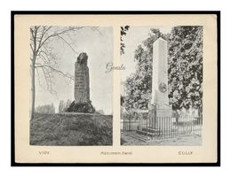 MONUMENT DAVEL - 1900 "Vidy - Cully" Phototypie