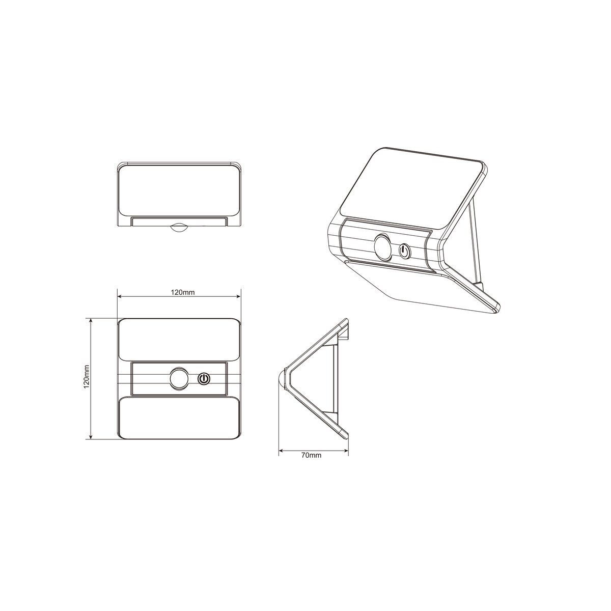 Lampade: LED Aussen Wandleuchte,12 cm x 7 cm – Nuovo (secondo la descrizione) da Kreuzlingen venduto da Smart-Light 9