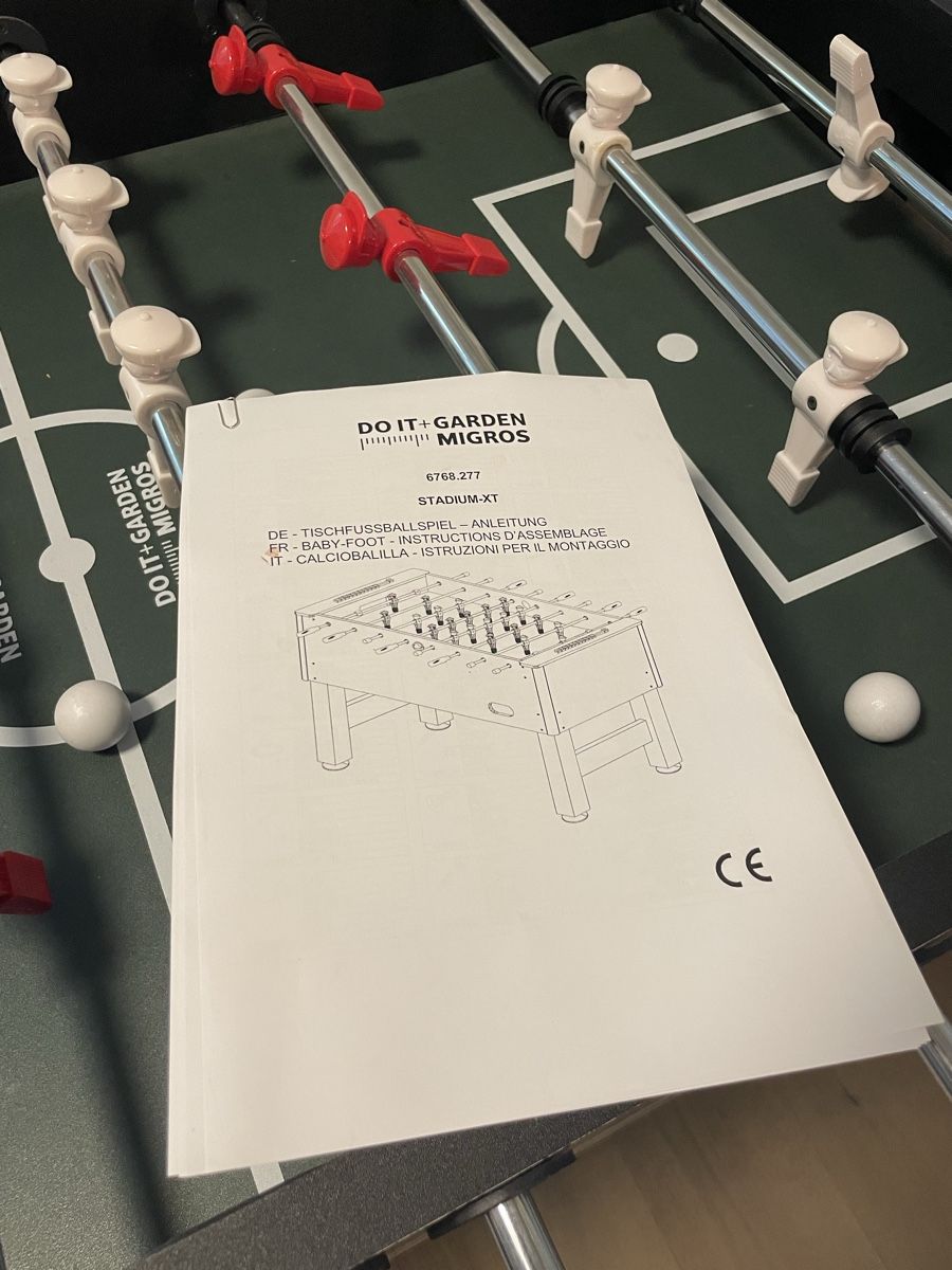 Spiele: Robuster Tischfussballtisch – Gebraucht aus St. Gallen von BrunoArchibald 4