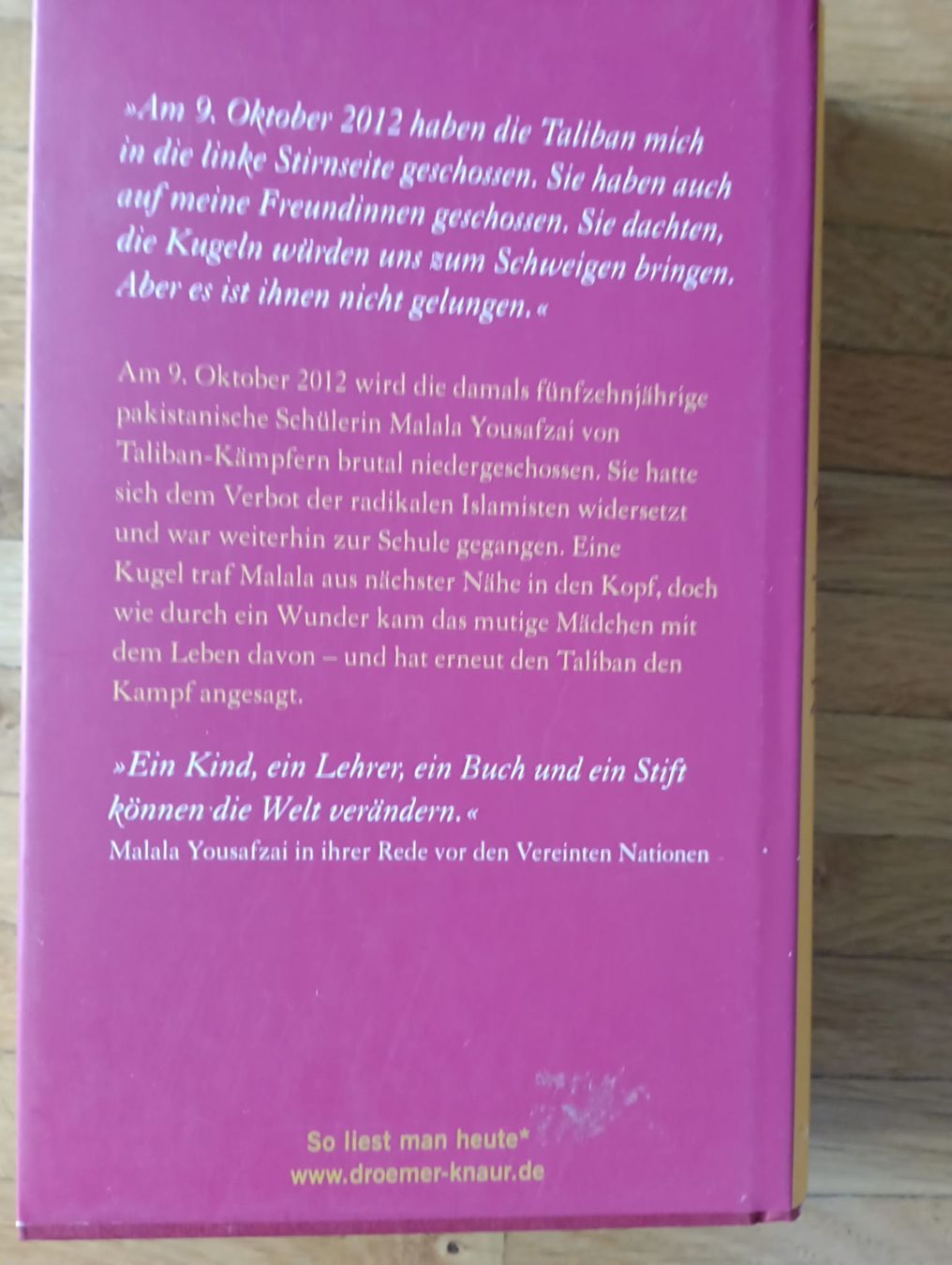 Libri: Buch Ich bin Malala – Usato da Wädenswil venduto da Mirm1.0 1