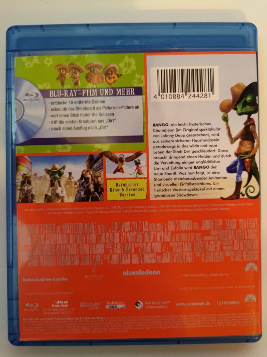 Alle DVDs: Rango – Gebraucht aus Liestal von Kratzilla 2