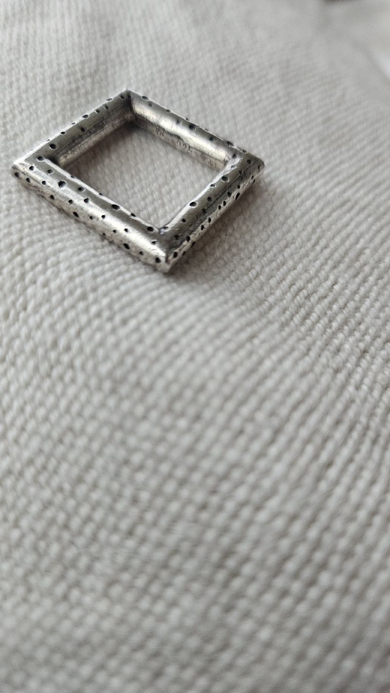 Bagues: Quadratischer Ring  925 Silber – Neuf (Voir description) à Bülach par ane_yn2b 3