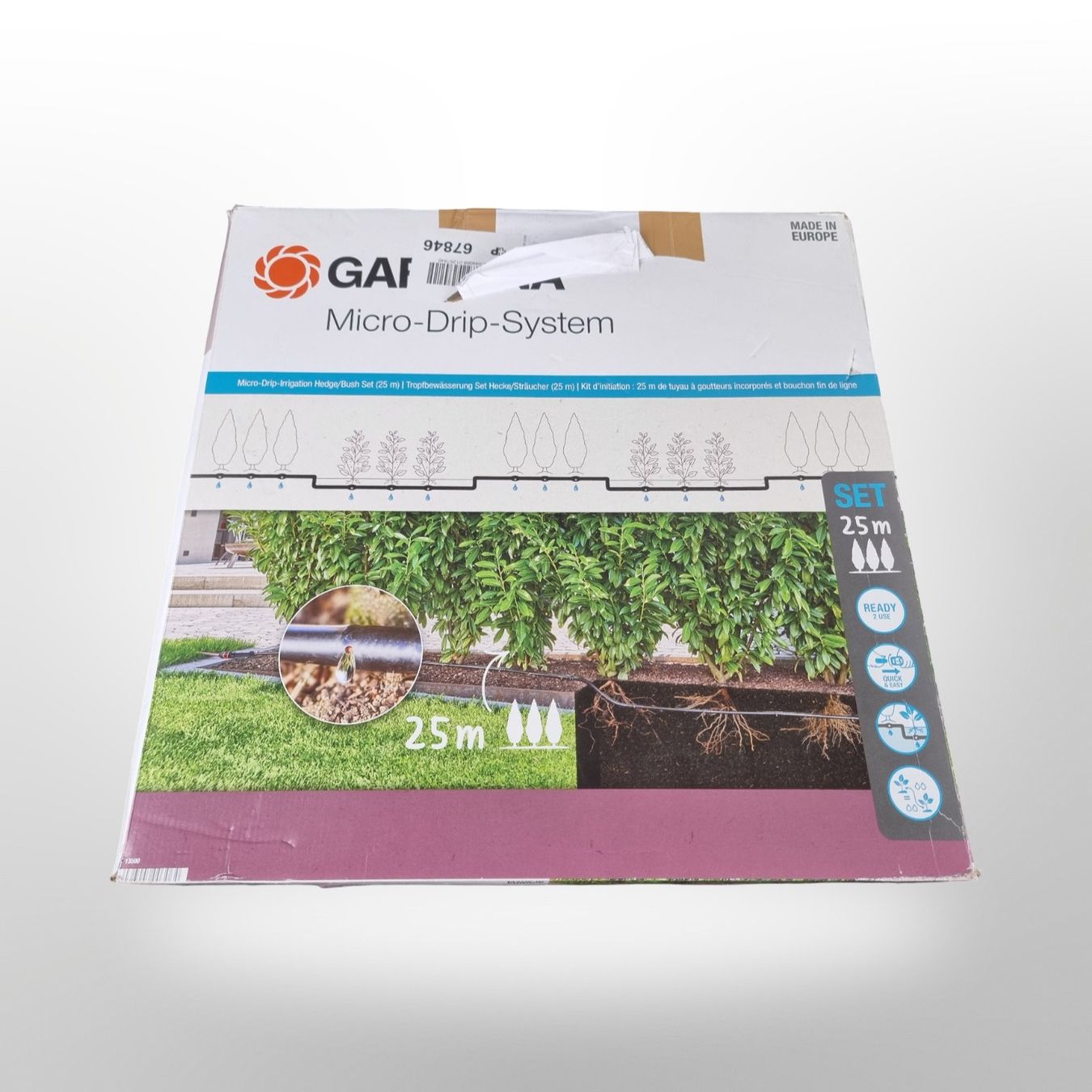Gardena Rohre & Schläuche: GARDENA Micro-Drip-System Set Hecke/Sträucher 25m – Neu (gemäss Beschreibung) aus Wangen b. Olten von Restwert_Wangen