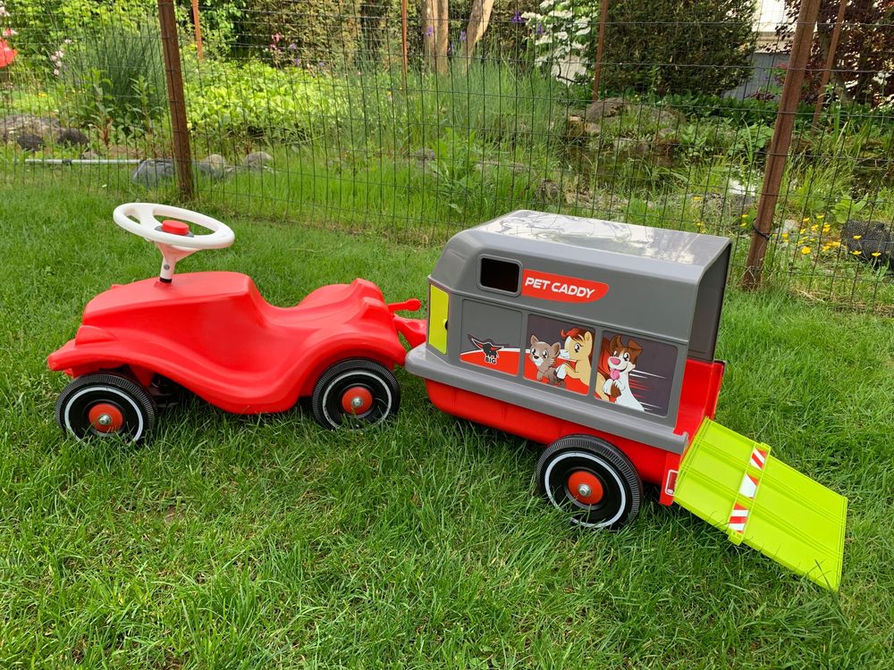 BIG Bobby Car mit Anhänger Pet Caddy Kaufen auf Ricardo