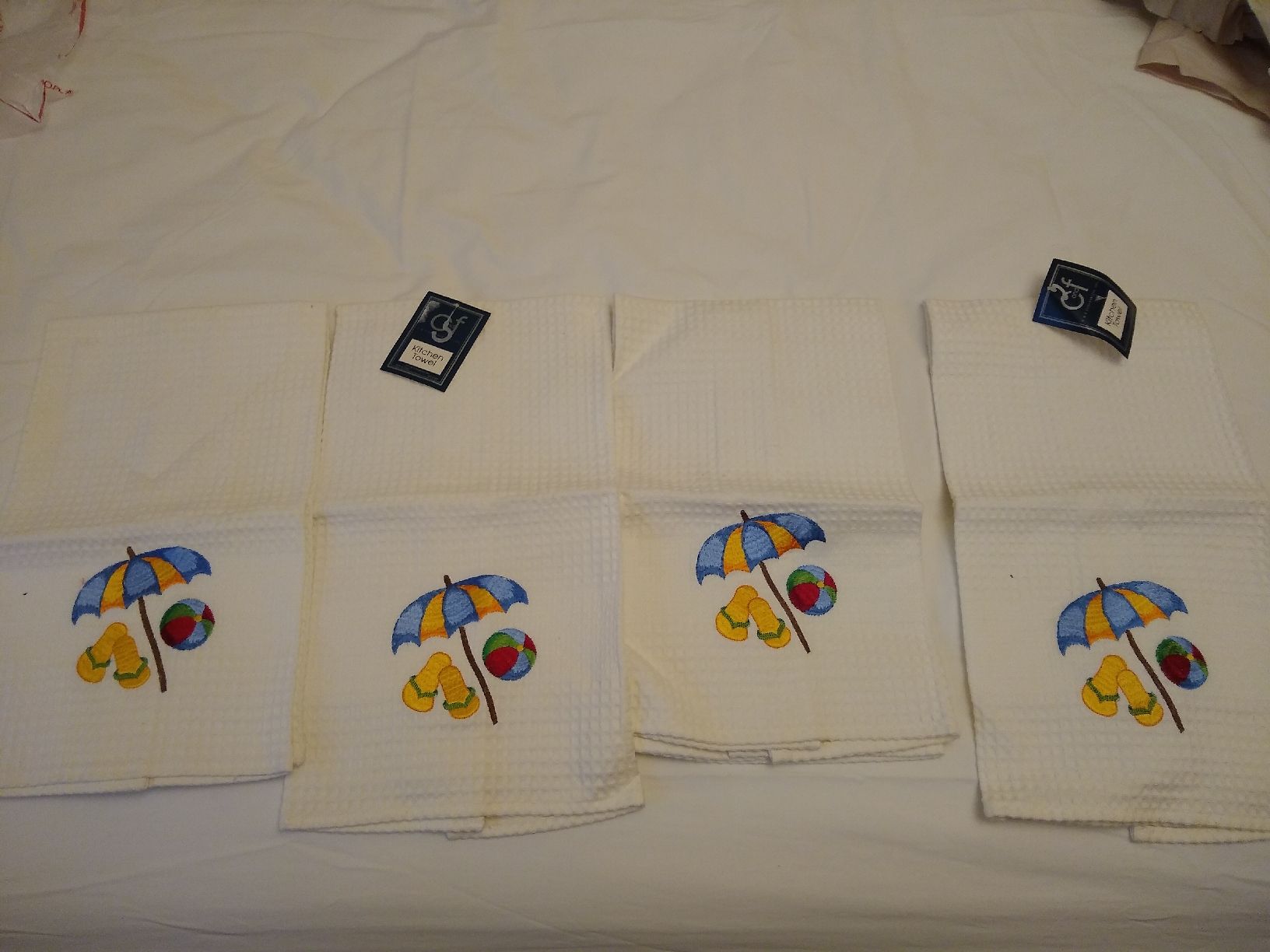 Cucine complete: New! 4x kitchen towels – Nuovo e nell'imballaggio originale da Dübendorf venduto da LoRi-2026