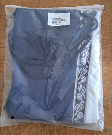 Vintage Mittelalterliches Kleid Farbe Blau in Grösse S