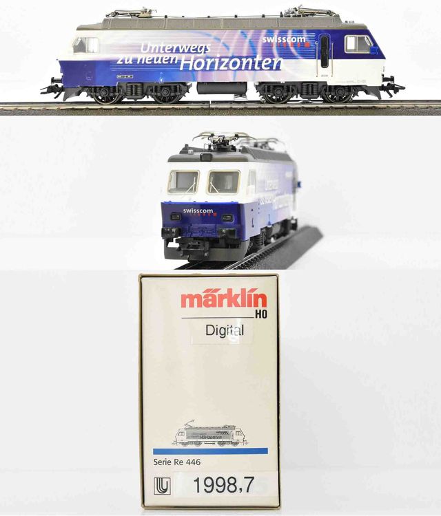 Märklin 34305 E-Lok Re 446 Swisscom SOB H0 Digital mit OVP | Acheter ...