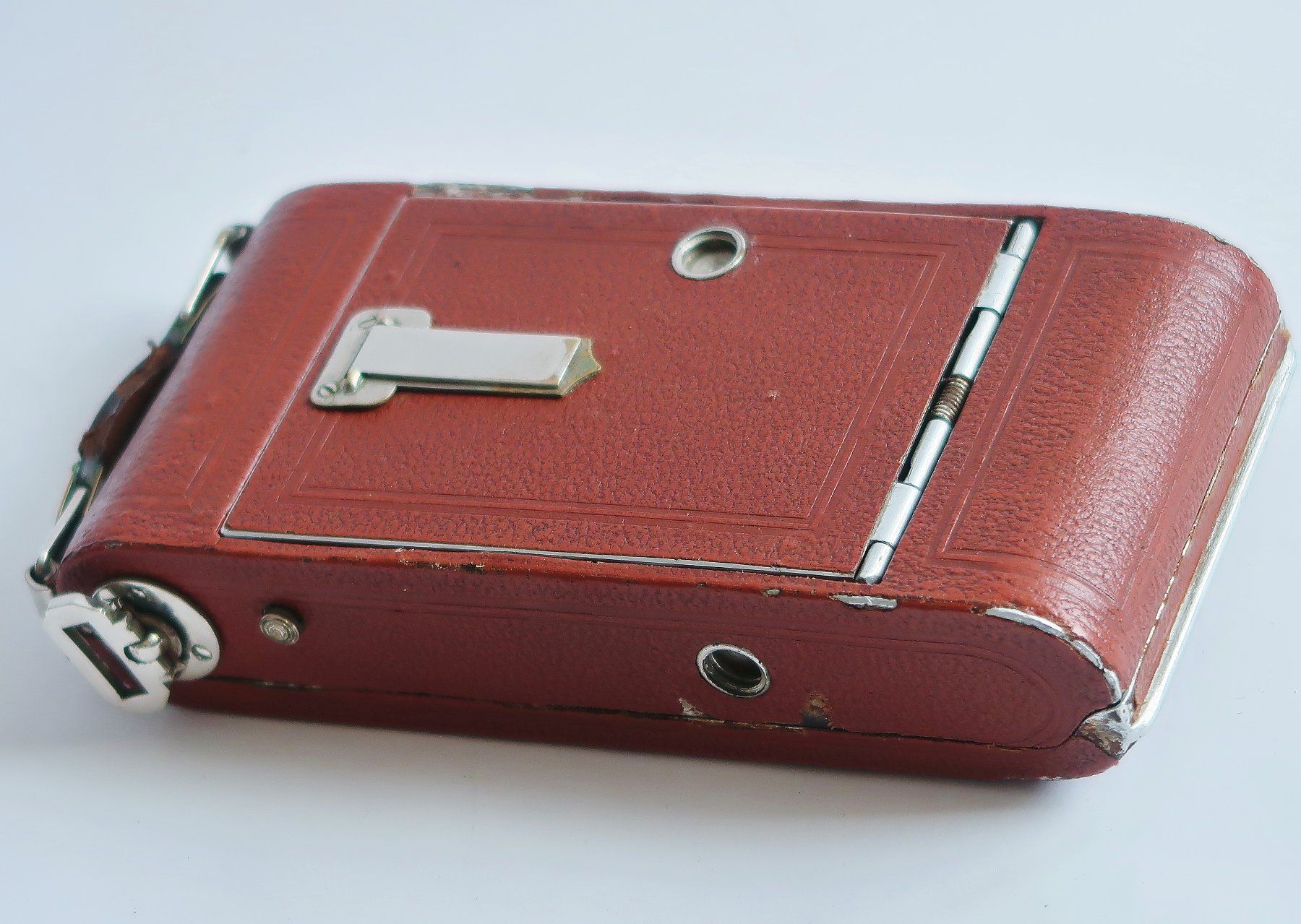 Ihagee Fotocamera: Ihagee Ultrix Simplex 1360 Luxus mit braunem Lederbezug – Usato da Luzern venduto da eAladin 7