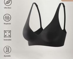 Brassière Naya Soutien Repulpante sans armature noir M NEUF