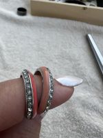 Schöne Damen Ringe, Modeschmuck, 2 Stück, Top Zustand