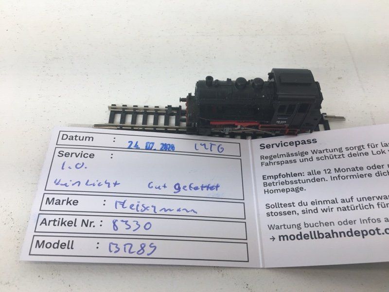 Fleischmann Modellini di ferrovie: Spur N Fleischmann 8330 Br 89 Deutsche Bundesbahn – Usato da Büsserach venduto da ModellbahnDepot 1