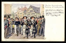 Appenzell, Parade während Volksfest